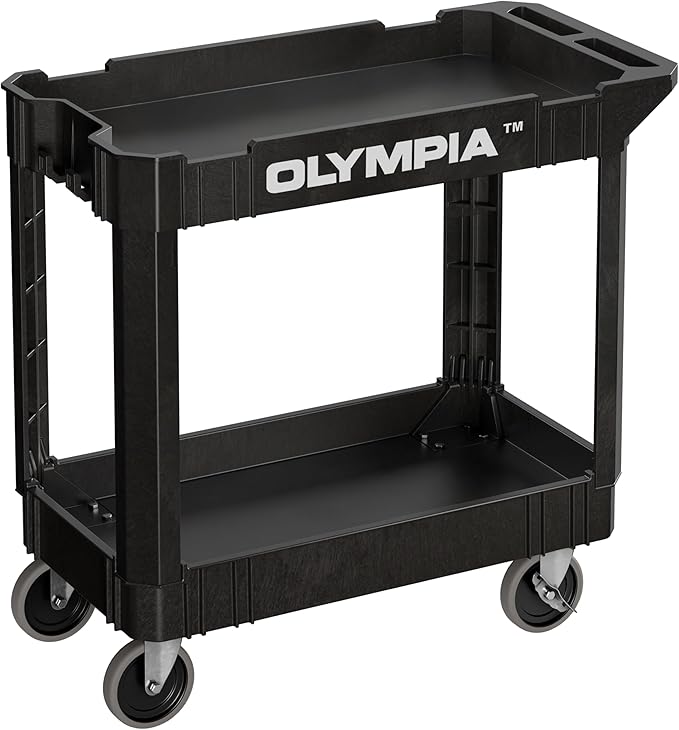 Olympia Tools 87-884-917 Indoor Outdoor Heavy Duty Rolling Utility Cart by OlympiaTools