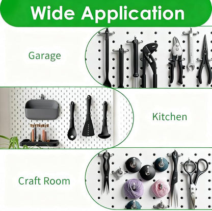 120pcs Pegboard Hooks Peg Board Shelving Hooks Peg Board Hook - Image 4
