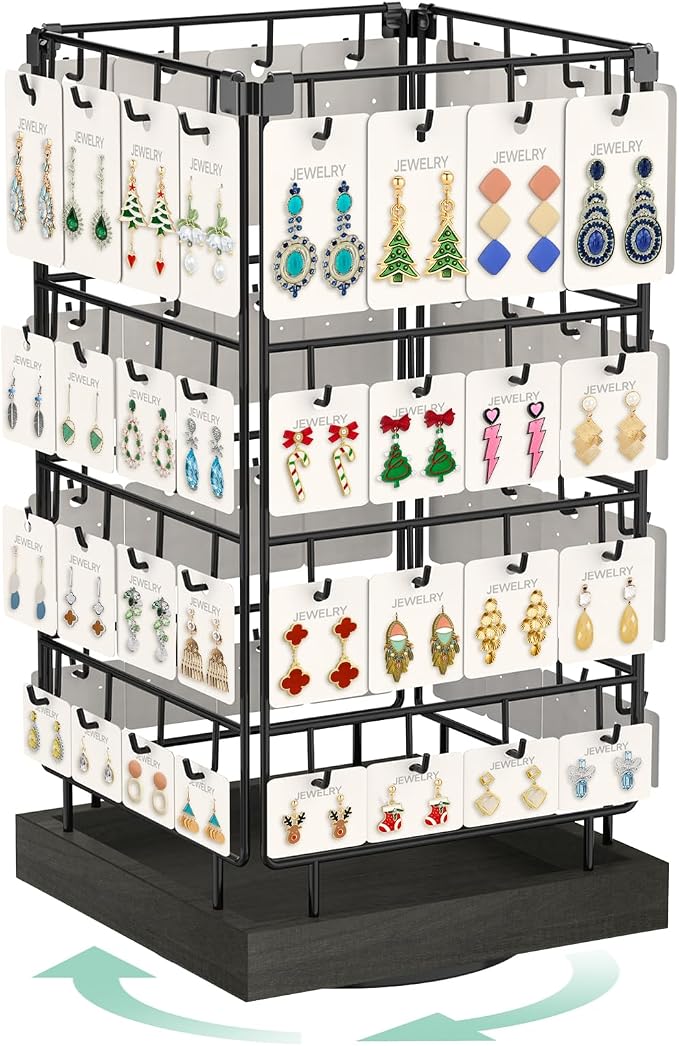 EsLuker.ly Rotating Earring Display Holder Stand by EsLukerly