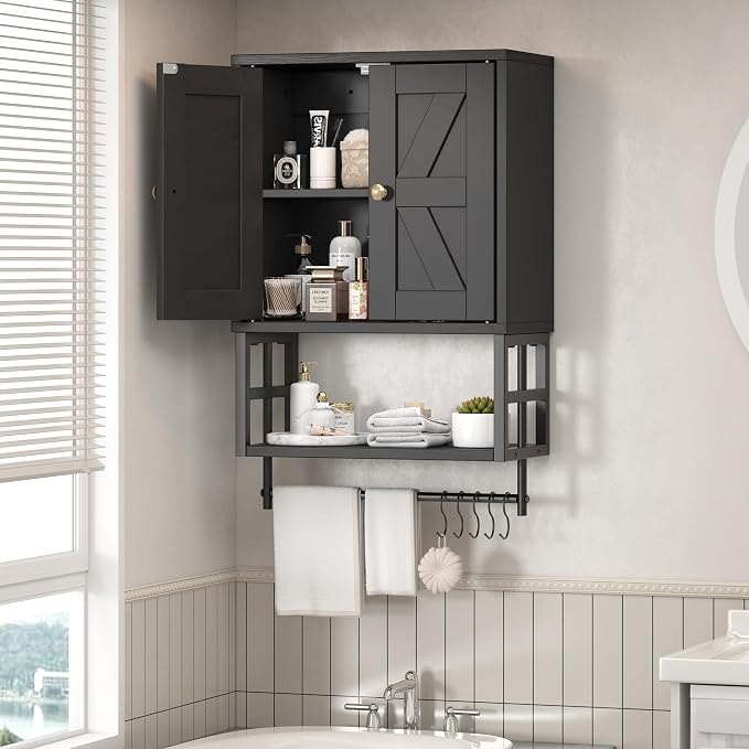 Bathroom Wall Cabinet, Farmhouse Medicine Storage - Image 6