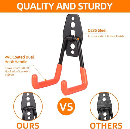 16 Pack Heavy Duty Garage Hooks - Image 2