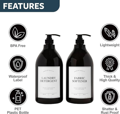Calindiana Modern Farmhouse Liquid Laundry Detergent and Fabric Softener - Image 2