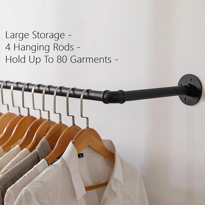 Industrial Pipe Clothing Rack - Image 6