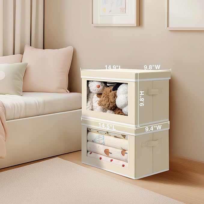 Homsorout Storage Bins with Lids - Image 6