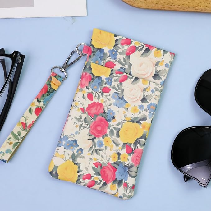 Double Eyeglass Case Soft Dual Glasses Case - Image 7