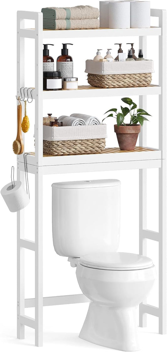 SONGMICS Over The Toilet Storage, 3-Tier Over Toilet Bathroom Organizer by Unknown