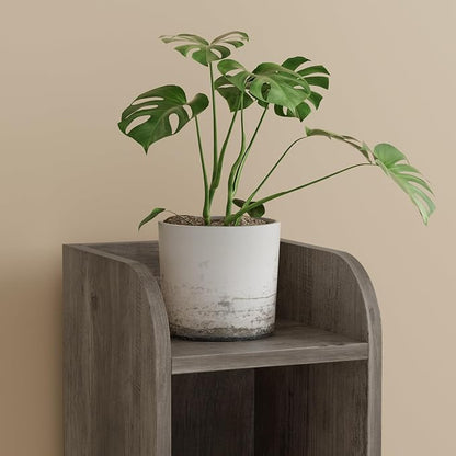 Homhedy Small Bathroom Storage Cabinet, Narrow Toilet Paper Cabinet | Corner - Image 6
