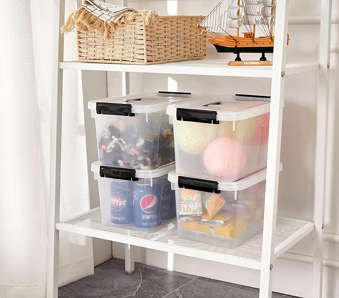 6 Quart Clear Storage Latch Box/Bins - Image 6