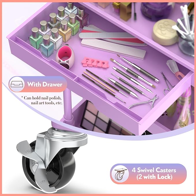 SUNALLY Makeup Cart Organizer - Image 3