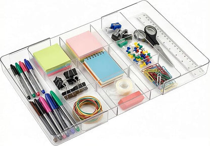Expandable Drawer Organizers, Acrylic Desk Drawer Organizer by Unknown