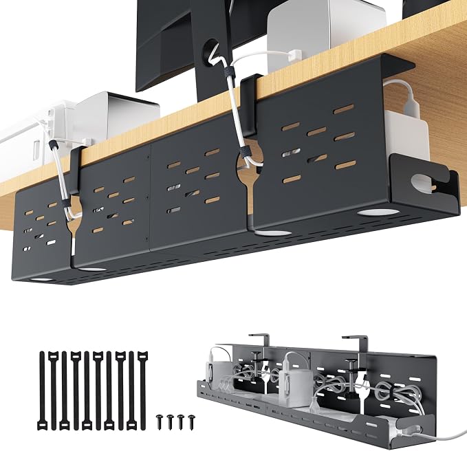 Univivi Under Desk Cable Management Tray by Univivi
