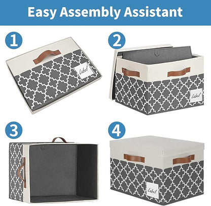 GhvyenntteS Large Fabric Storage Bins - Image 5