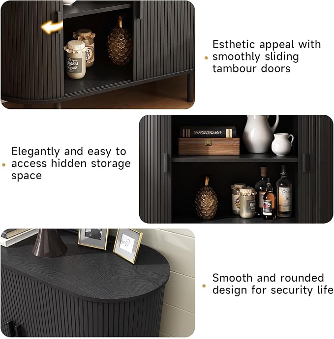 40" Sideboard Buffet Cabinet - Image 3