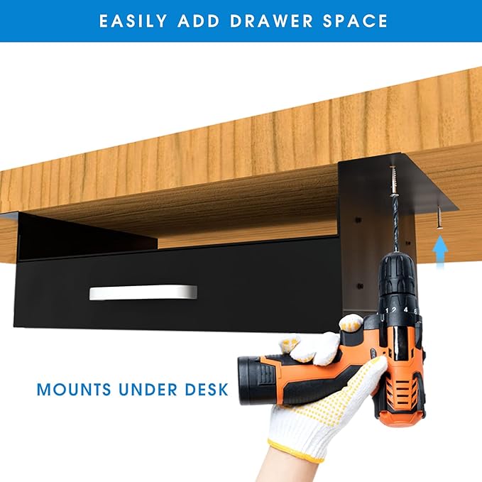 GOME Under Desk Drawer Storage - Image 7