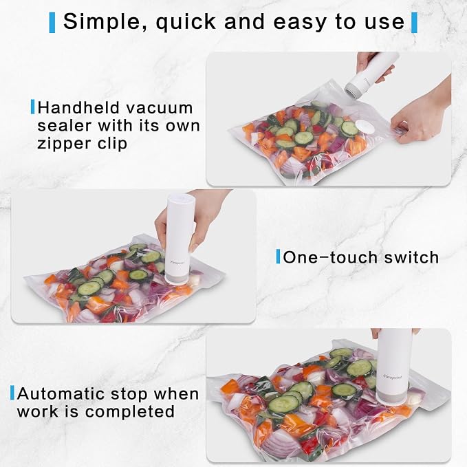 Reusable Vacuum Sealer Bags for Food – 30 Pack BPA-Free Large Vacuum Storage - Image 2