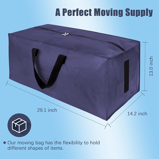8 Pack Large Strong Moving Bags - Image 2