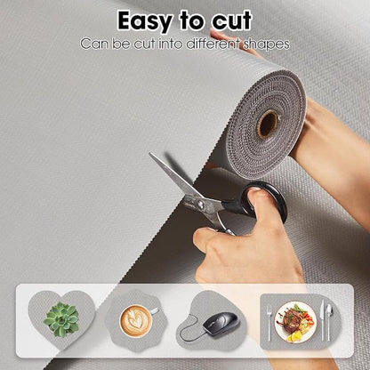 Drawer and Shelf Liner, Non-Slip Kitchen Cabinet Liners Non-Adhesive Thick - Image 4