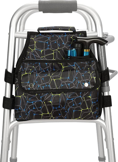 supregear Side Walker Bag, Walker Accessories Bag w/Cup Holder, Folding Walker - Image 2