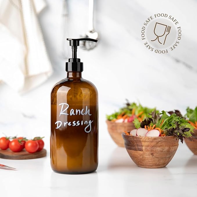 32 Ounce Glass Large Soap Dispenser - Image 6