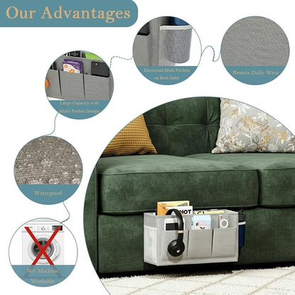 Dual-Purpose Bedside Caddy Organizer Hanging Storage Bag Dorm Storage - Image 4