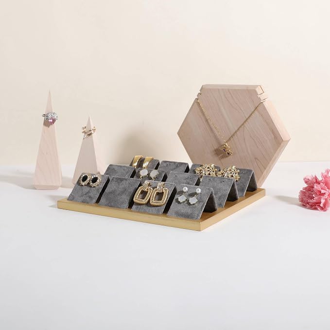 GemeShou Golden coated earring display stand - Image 3