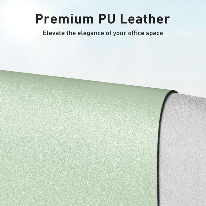 Aothia Large PU Leather Desk Pad Protector – Non-Slip Mouse Pad & Writing Mat - Image 2