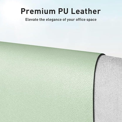 Aothia Large PU Leather Desk Pad Protector – Non-Slip Mouse Pad & Writing Mat - Image 2
