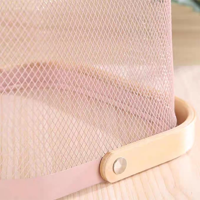 AJIODA Metal Mesh Wire Basket, Small Steel Basket - Image 5