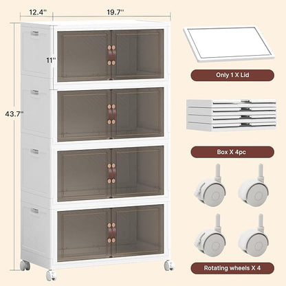 536QT Extra Large Stackable Storage Bins - Image 2