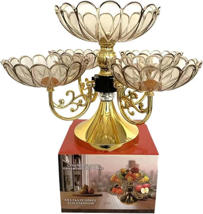 Flower Shape Appetizer Platter Divided Serving Dishes Fruit Bowl Dried Fruit - Image 5