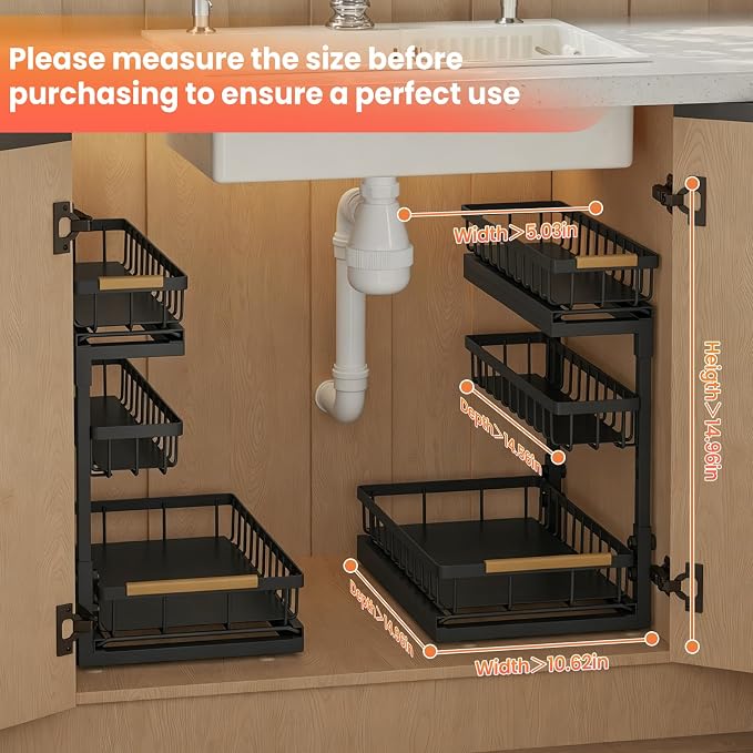 Under Sink Organizer and Storage - Image 8