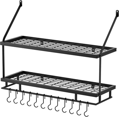 KES 30-Inch Kitchen Pot Rack - Image 7