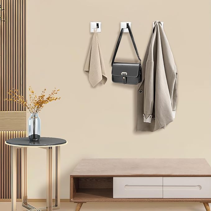 IBosins 4 Pack Towel Hooks Hand Towel Holder - Image 4