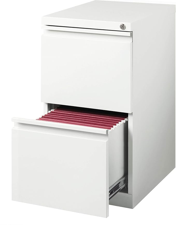 20 Inch Deep Metal Mobile Pedestal File 2 Drawer File-File - Image 8