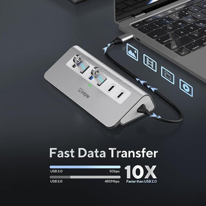intpw USB C Hub, P9 USB C Hub Multiport Adapter - Image 4