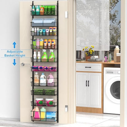 Over the Door Pantry Organizer, 10-Tier Over the Door Organizer - Image 4