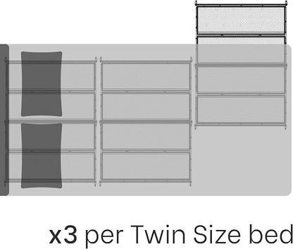Under Bed Storage with Wheels – Heavy Duty Large Metal Storage Container - Image 6