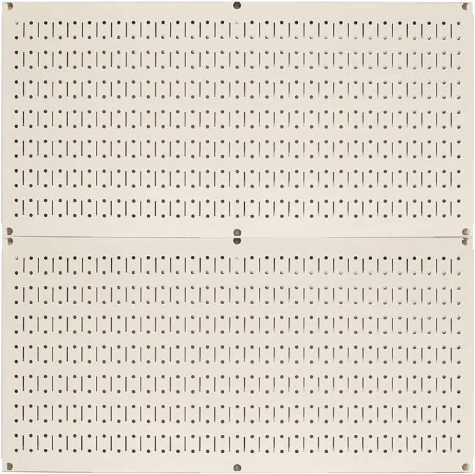 Wall Control Pegboard Rack Horizontal Metal Pegboard Garage Tool Storage Pack by Wall+Control