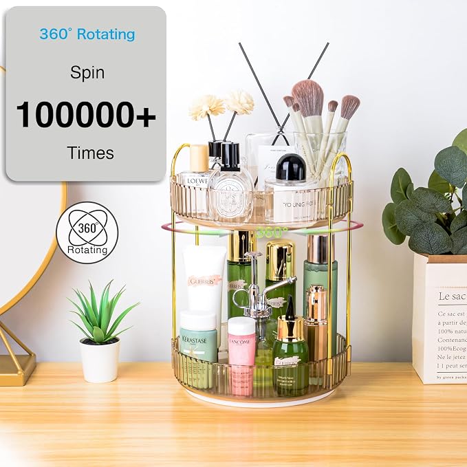 360 Rotating Makeup Organizer - Image 5