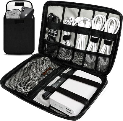 Travel Cable Organizer Pouch Electronic Accessories, Travel Essentials by Vaxaape