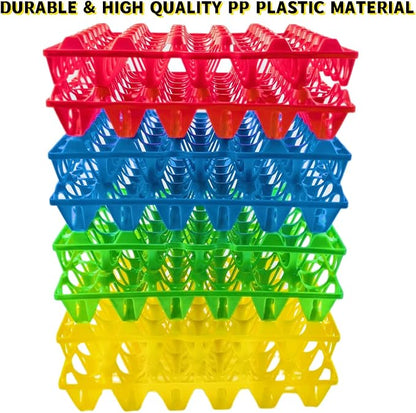 8-Pack Plastic Egg Tray Egg Crates 30-Egg Flats - Image 3