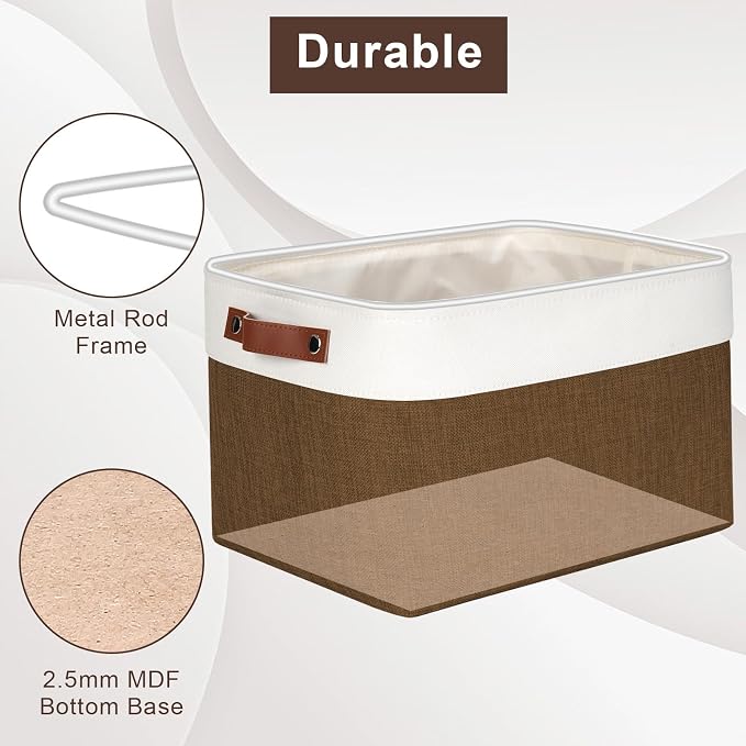 Storage Bins Large Fabric Storage Baskets - Image 4