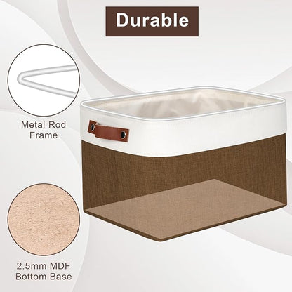 Storage Bins Large Fabric Storage Baskets - Image 4