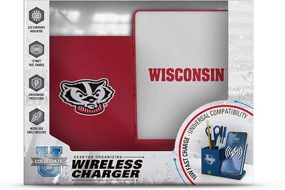 SOAR NCAA Unisex Cell Phone Wireless Charging Stand and Desktop Organizer - Image 3