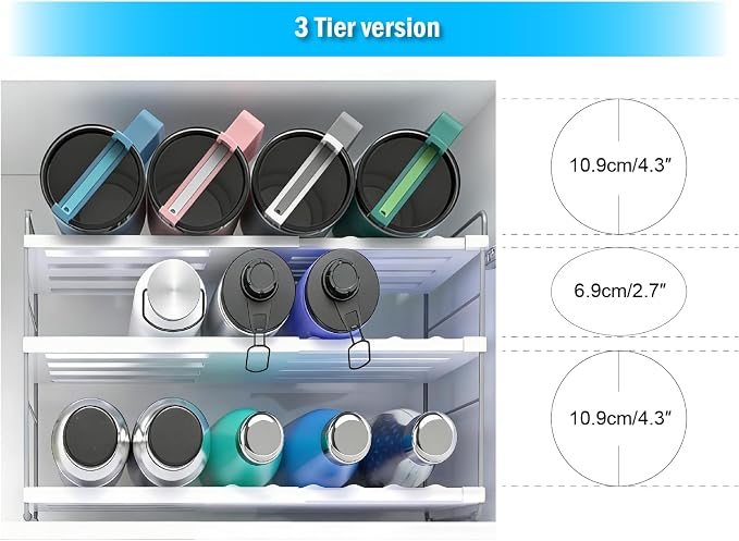 YAN & HIN Expandable Water Bottle Organizer - Image 6