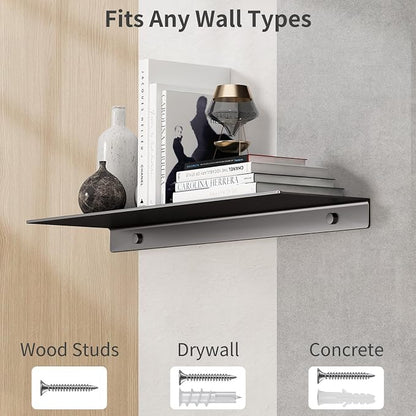 Danpoo 20 inch Floating Shelf for Wall Organizer & Storage, Mini Display Shelf - Image 7