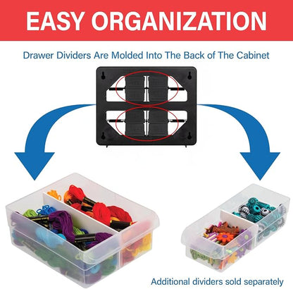 Akro-Mils 16-Drawer Plastic Drawer Storage Cabinet - Image 5