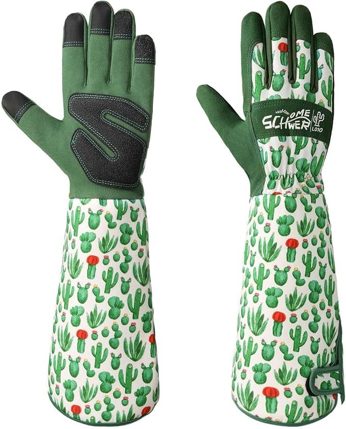 Schwer Gardening Gloves for Women, Rose Pruning Gloves by SCHWER