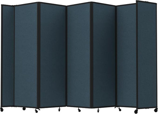 Versare Room Divider 360 Portable Wall Partition | Folding Panels | Large by VERSARE