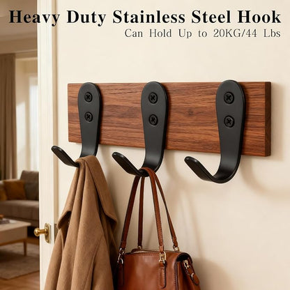 Stainless Steel Hooks for Hanging, Heavy Duty Hook, Wall Hooks Key Holder Wall - Image 5